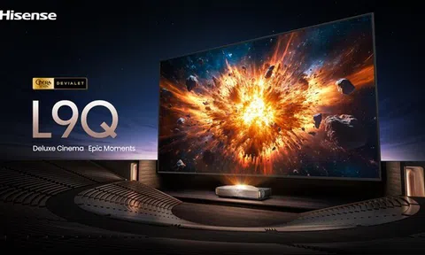 Hisense ra mắt TriChroma Laser TV L9Q, thiết lập tiêu chuẩn mới cho rạp chiếu phim tại nhà