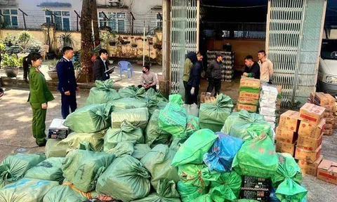 Gần 4 tấn xúc xích, chả mực, tôm hùm... không rõ nguồn gốc chuẩn bị bán ra thị trường