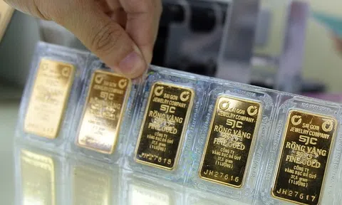 Giá vàng miếng SJC lên 190,8 triệu đồng/lượng rồi quay đầu giảm