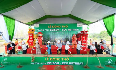 Động thổ trường liên cấp Edison Eco Retreat quy mô 3.600 học sinh