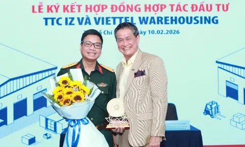 TTC IZ ký kết hợp đồng hợp tác đầu tư với Viettel Warehousing