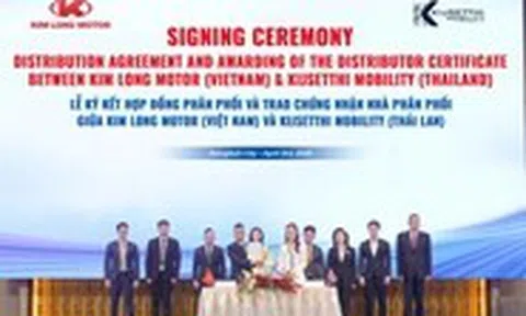 Kim Long Motor phân phối xe buýt tại Thái Lan, đẩy mạnh xuất khẩu