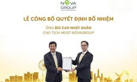 Nhà sáng lập Bùi Thành Nhơn vừa chuyển giao vai trò chủ tịch NovaGroup cho con trai
