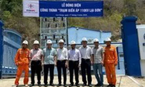 EVNSPC đóng điện, vận hành Trạm biến áp 110kV Lại Sơn