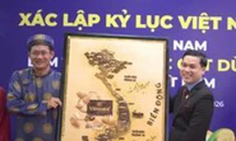 Chiêm ngưỡng bản đồ Việt Nam từ xôi nước cốt dừa