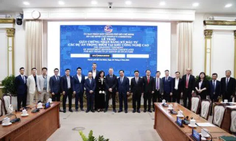 TPHCM trao giấy chứng nhận đầu tư cho 4 dự án công nghệ cao chiến lược