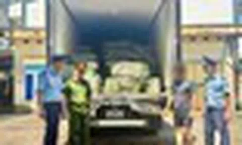 Phát hiện xe tải màu xám, công an Việt Nam lập tức theo dõi giám sát kiểm tra