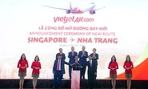Vietjet mở đường bay Nha Trang - Singapore