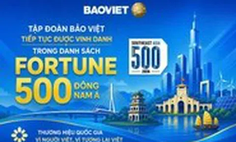 Tập đoàn Bảo Việt tiếp tục được vinh danh trong Fortune Southeast Asia 500