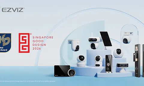 Thắng lớn tại K-Digital Brand Award và Singapore Good Design Award, EZVIZ tái khẳng định vị thế trong việc tiên phong đổi mới công nghệ và thiết kế sản phẩm.