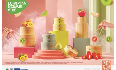 CSO Italy ra mắt "European Nature's Vibe" – chương trình xúc tiến thương mại trị giá 1,8 triệu Euro, mở rộng cửa cho trái cây và rau củ châu Âu vào bốn thị trường châu Á