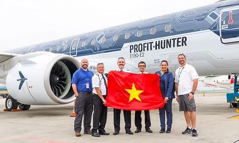 Trải nghiệm bay thử tàu bay Embraer E190-E2 TechShark tại Việt Nam
