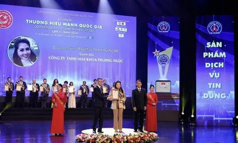 NHA KHOA TRƯƠNG NGỌC: HÀNH TRÌNH KHẲNG ĐỊNH VỊ THẾ TẠI LỄ VINH DANH "THƯƠNG HIỆU MẠNH QUỐC GIA 2024"