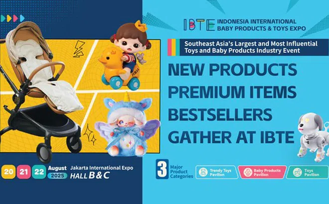 IBTE 2025: Triển lãm hàng đầu Đông Nam Á dành cho ngành công nghiệp đồ chơi và trẻ em