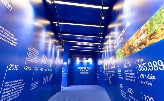 Gian hàng của Vinamilk tạo dấu ấn tại triển lãm Thành tựu Đất nước
