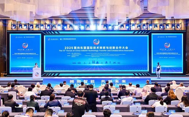 Diễn đàn chuyển giao công nghệ và đổi mới hợp tác Trung Quốc - ASEAN 2025 khai mạc tại Nam Ninh