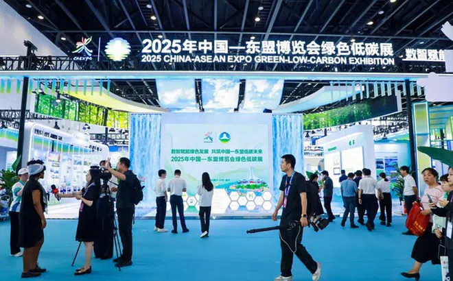 Triển lãm xanh và carbon thấp 2025 trong khuôn khổ Triển lãm Trung Quốc-ASEAN 2025 khai mạc tại Nam Ninh, Trung Quốc