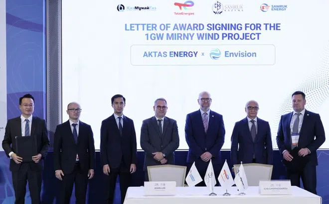 Envision Energy thúc đẩy tương lai xanh tại Trung Á với dự án điện gió Mirny 1 GW mang tính bước ngoặt tại Kazakhstan