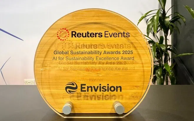 Envision Energy được vinh danh với giải thưởng "Ứng dụng AI vì tính bền vững xuất sắc" tại Giải thưởng phát triển bền vững toàn cầu Reuters 2025