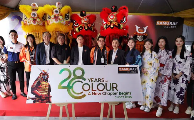 SAMURAI Paint kỷ niệm 28 năm thành công với việc ra mắt dòng sơn phun ô tô đầu tiên