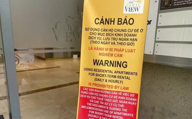 Sở Xây dựng TP HCM gửi báo cáo lên UBND TP về việc thí điểm cho thuê căn hộ chung cư ngắn hạn