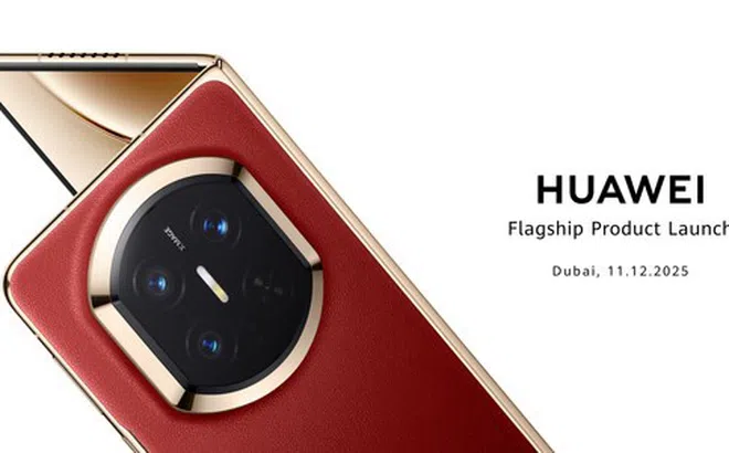 Điện thoại gập chủ lực nổi bật tại sự kiện ra mắt sản phẩm của Huawei ở Dubai