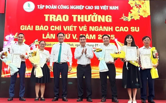 Báo Người Lao Động đoạt giải A viết về ngành cao su năm 2025