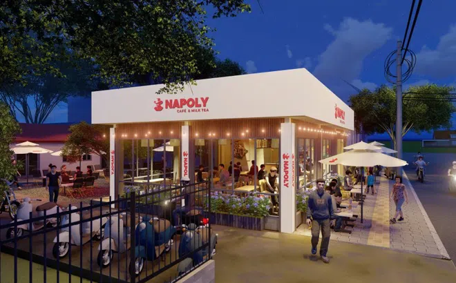 Napoly khai trương quán cà phê nhượng quyền đầu tiên tại Campuchia