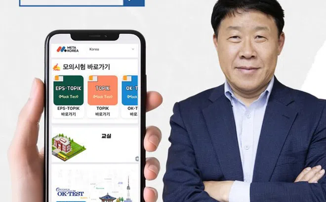 CEO của Han Edu Tech, Han Il-hwan lãnh đạo mở rộng hoạt động khảo thí tiếng Hàn ra toàn cầu thông qua ứng dụng MetaKorea