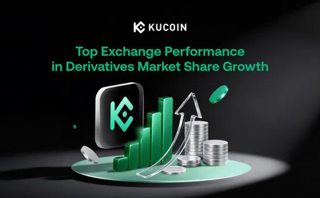 KuCoin nằm trong nhóm sàn giao dịch có mức tăng trưởng thị phần phái sinh cao nhất trong tháng 2: Dữ liệu từ CoinDesk Data
