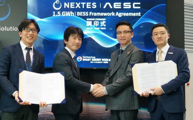 AESC và NEXTES ký kết thỏa thuận cung ứng chiến lược 1,5 GWh, đánh dấu đơn hàng cell pin lưu trữ năng lượng lớn nhất Nhật Bản năm 2026