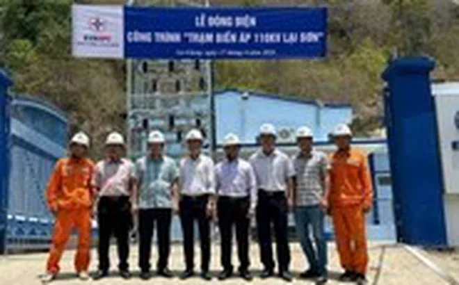 EVNSPC đóng điện, vận hành Trạm biến áp 110kV Lại Sơn