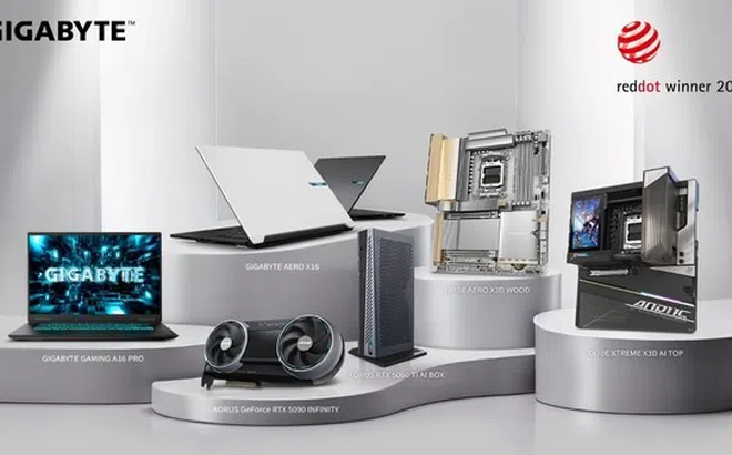 GIGABYTE giành Giải thưởng Thiết kế Red Dot cho dòng sản phẩm AI