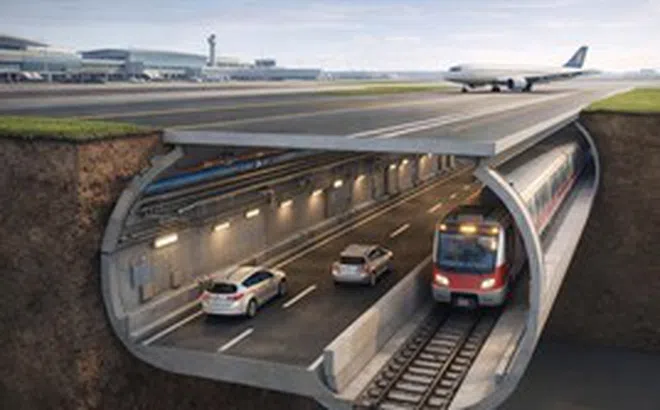 Việt Nam có thể sẽ có hầm xuyên sân bay đầu tiên trong lịch sử dài gần 3km với vốn đầu tư gần 10.000 tỷ