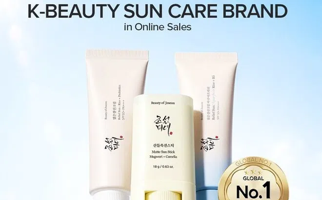 Beauty of Joseon được Euromonitor International vinh danh là "Thương hiệu kem chống nắng K-Beauty số 1 toàn cầu về doanh số bán hàng trực tuyến"