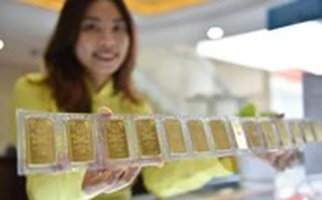 Giá vàng miếng SJC tăng gần 10 triệu đồng/lượng so với mức đáy hôm qua