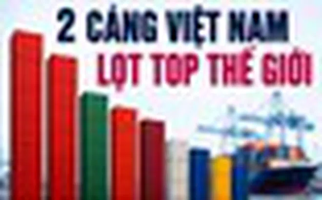 Tự hào: Hai cảng container Việt Nam đứng Top hiệu quả nhất toàn cầu