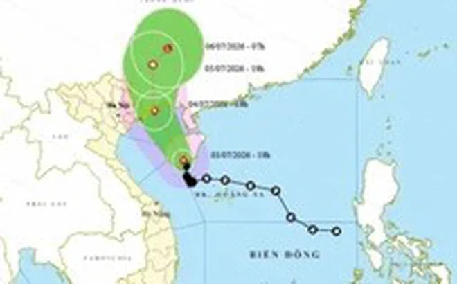 Bão số 1 dự báo vào Quảng Ninh, 4 tỉnh Đông Bắc có nơi mưa trên 500mm