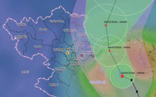 Bão số 1 gió giật cấp 11 vào vịnh Bắc Bộ, cách Quảng Ninh 180km
