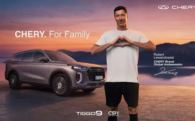 Robert Lewandowski góp mặt trong TVC thương hiệu mới của CHERY, hiện thực hóa triết lý "Vì gia đình"