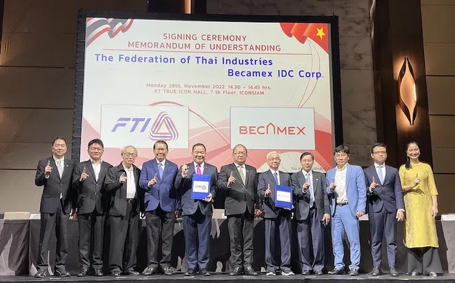 Tổng công ty Becamex IDC ký kết với Liên đoàn Công nghiệp Thái Lan (FTI)